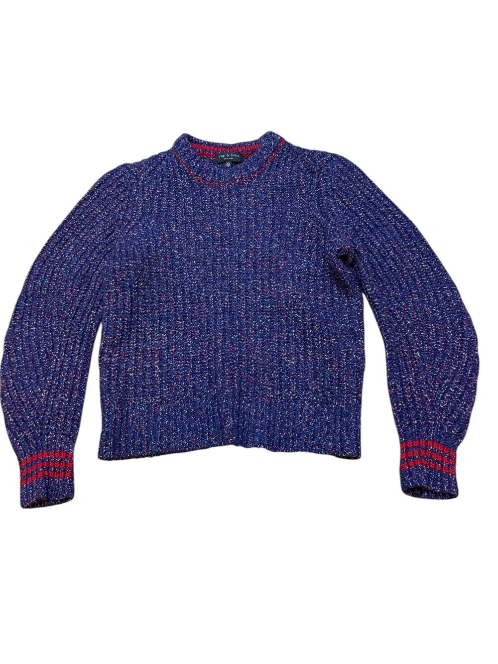 Rag & Bone Merino Wool Sweater Quiet Luxury Old Money Chunky Knit XS - Picture 3 of 15